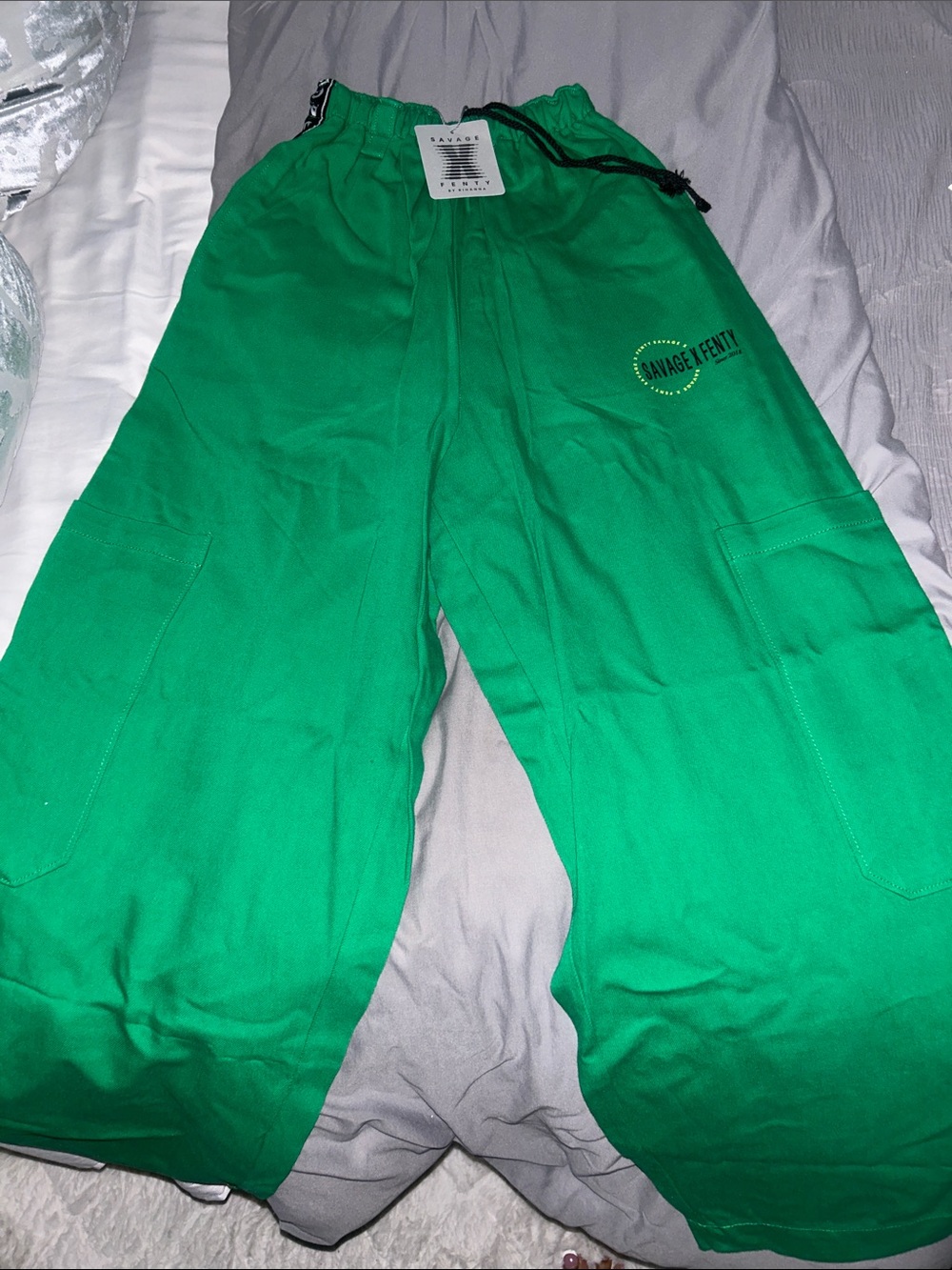 Savage X Fenty Bright Green women’s Jogger Pants